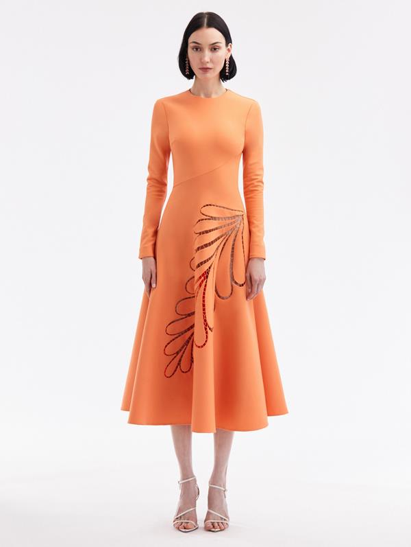 Fern Cutout Midi Dress