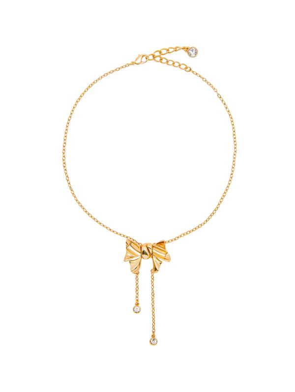 Lariat Bow Necklace