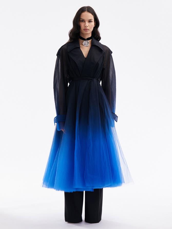 Ombré Tulle Opera Coat