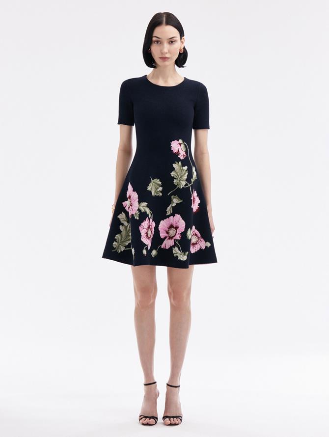 Poppy Jacquard Dress