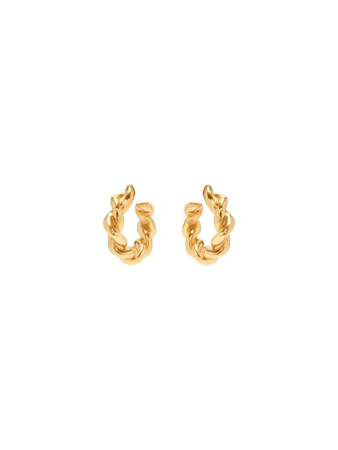 Small Rope Hoop Earrings