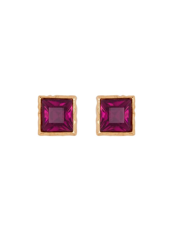 Square Crystal Earrings