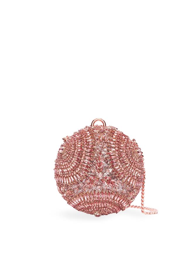 Crystal Embroidered Billiard Bag