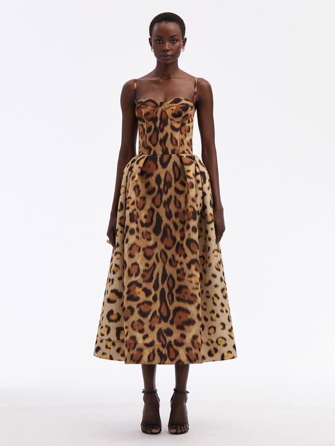 Jaguar Faille Cocktail Dress