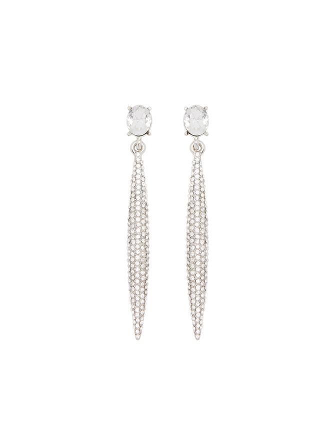 Crystal Pavé Spike Earrings