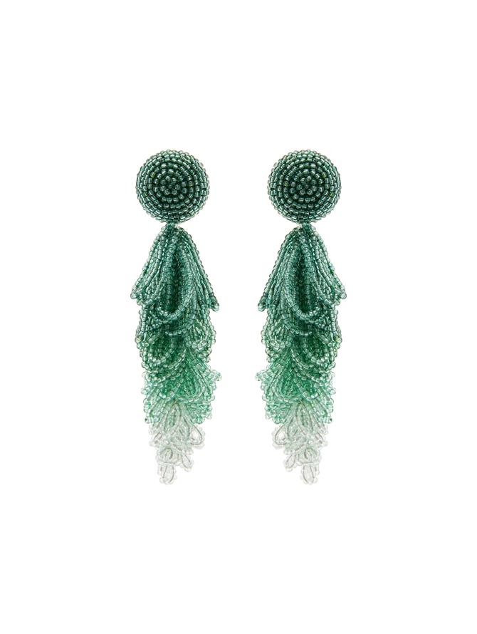 Looped Tassel Clip-On Earrings